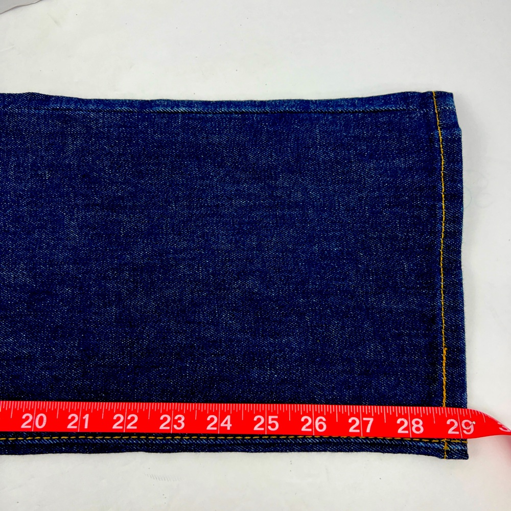 LEVI'S 501 ORIGINAL JEANS 32X30, REGULAR STRAIGHT FIT, STRECH EXTENSIBLE, NAVY - Picture 10 of 16